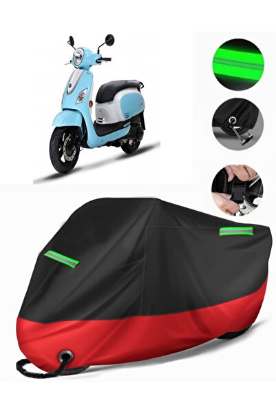 MotoEN Sym Fiddle Iii 200I Compatible Premium Motorcycle Tarpaulin (Lock Comp...