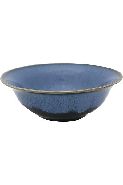 Trust Pro Porcelain Round Deep Soup/Salad/Cereal Bowl Trending Blue/Black Colour 4.5 Inch / 11.43 cm
