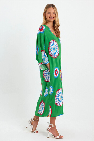 Denismoda Πουκάμισο Φόρεμα - Standard Size Pattern - VP2883 - Πράσινο