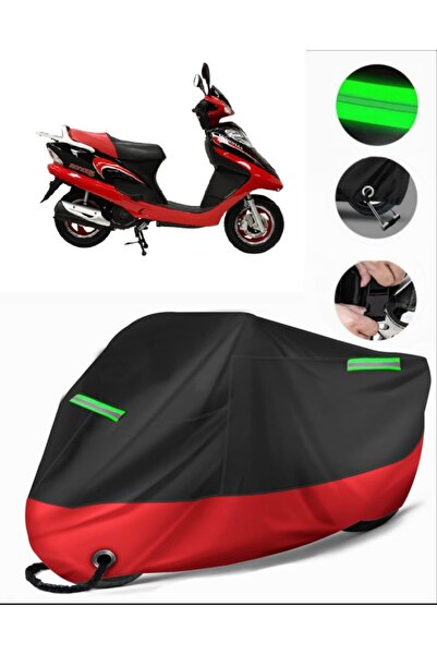 MotoEN غطاء دراجة نارية فاخر متوافق مع Mondial 100 URT (متوافق مع القفل) أسود...