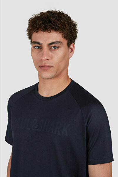 PAUL&SHARK Βαμβακερό μπλουζάκι