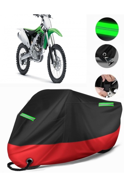 MotoEN غطاء دراجة نارية ممتاز متوافق مع Kawasaki KX 250F (متوافق مع القفل) أس...
