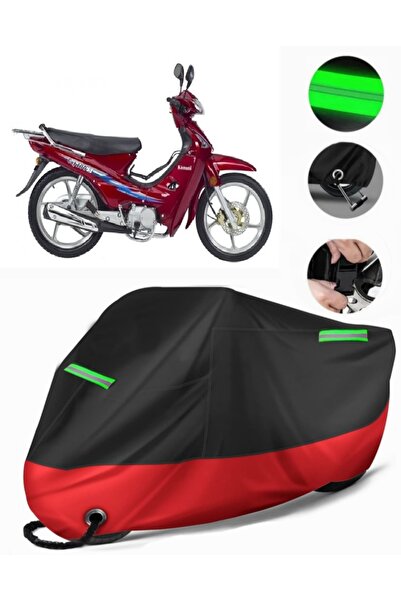 MotoEN Kanuni Cup 100 Compatible Premium Motorcycle Tarpaulin (Lock Compatibl...