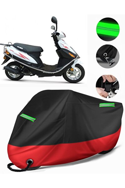 MotoEN Kuba Fighter 50 Compatible Premium Motorcycle Tarpaulin (Lock Compatib...