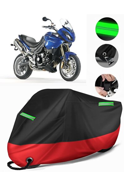 MotoEN Triumph Tiger 1050 Compatible Premium Motorcycle Tarpaulin (Lock Compa...