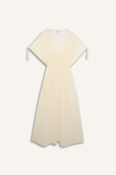 DeFacto Regular Fit Pamuklu Plaj Elbisesi-fall In Love B7516ax24sm
