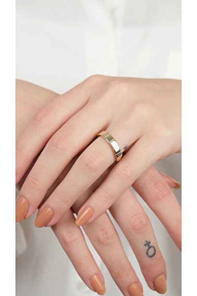 Arpaş 14 Ayar Altın Sade Yüzük