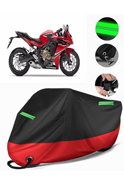 MotoEN غطاء دراجة نارية متوافق مع Honda CBR 650 R Premium (متوافق مع القفل) -...