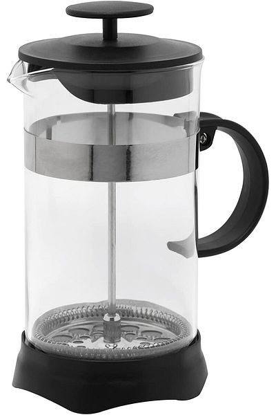 Trust Pro Borosilicate Glass Tea Maker, 1000 ml, Clear