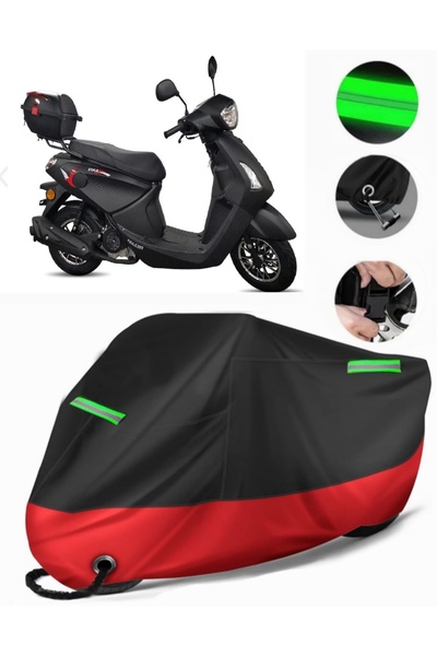 MotoEN غطاء دراجة نارية ممتاز متوافق مع Falcon Style 50 (متوافق مع القفل) أسو...