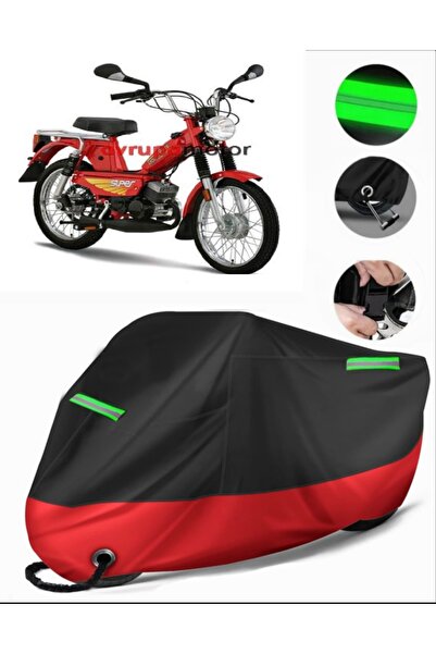 MotoEN Mobylette Super 52 Compatible Premium Motorcycle Tarpaulin (Lock Compa...