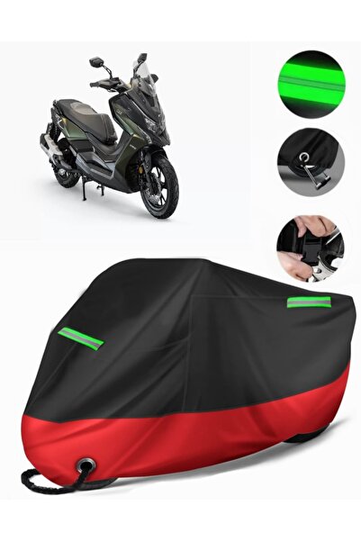 MotoEN Kymco DTX 250 متوافق مع القماش المشمع للدراجات النارية (متوافق مع القف...