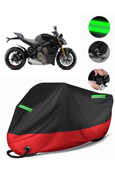 MotoEN غطاء دراجة نارية ممتاز متوافق مع Ducati Streetfighter V4 S (متوافق مع ...