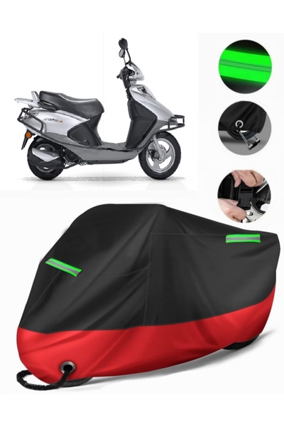 MotoEN Rks Spontini 110 Compatible Premium Motorcycle Tarpaulin (Lock Compati...