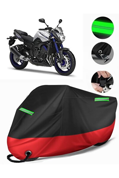MotoEN Yamaha Fz8 Compatible Premium Motorcycle Tarpaulin (Lock Compatible) B...