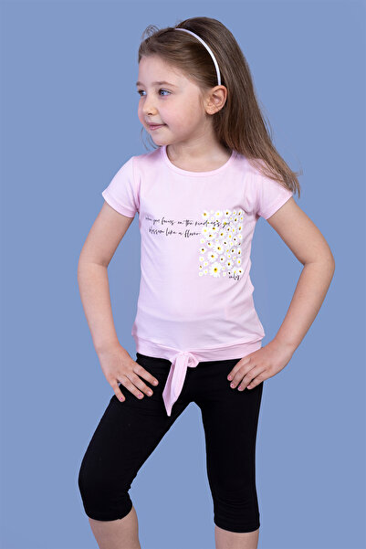 Toontoy Комплект чорапогащи с мотив на маргаритки за момичета