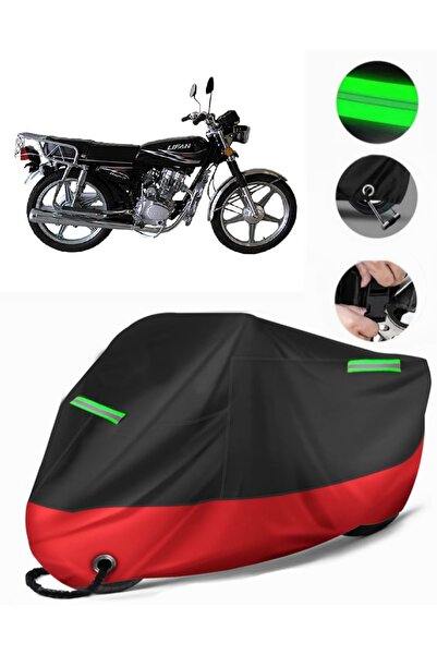 MotoEN Lifan Dragon 125 Compatible Premium Motorcycle Tarpaulin (Lock Compati...