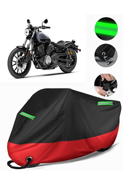 MotoEN Yamaha Xvs 950 Cu Compatible Premium Motorcycle Tarpaulin (Lock Compat...