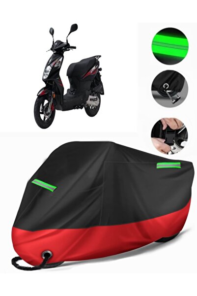 MotoEN Sym Orbit Ii 50 Compatible Premium Motorcycle Tarpaulin (Lock Compatib...