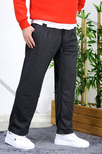 WAFRA Ανδρικό άνετο πλεκτό παντελόνι Baggy Fit