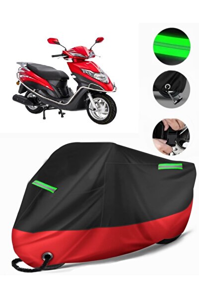 MotoEN Kanuni Mati 125 Compatible Premium Motorcycle Tarpaulin (Lock Compatib...