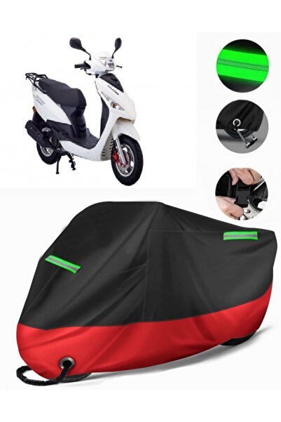 MotoEN Salcano Astro 100 Compatible Premium Motorcycle Tarpaulin (Lock Compat...