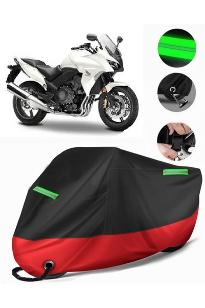 MotoEN Honda Cbf 1000 Rear Bag Compatible Premium Motorcycle Tarpaulin (Lock ...