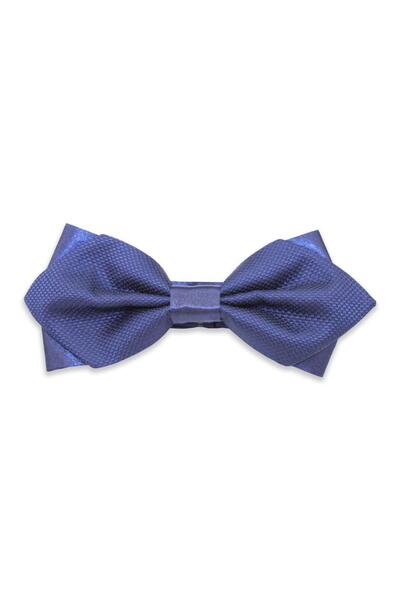 Fitmens Men's Bow Tie Dobby Patterned Pn04 - Navy Blue