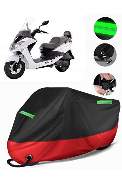 MotoEN Sym Joyride Evo 200I Compatible Premium Motorcycle Tarpaulin (Lock Com...