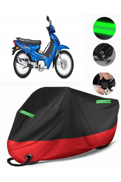 MotoEN Kymco Aktiv 110 Compatible Premium Motorcycle Tarpaulin (Lock Compatib...