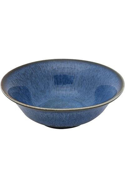 Trust Pro Porcelain Round Deep Soup/Salad/Cereal Bowl Trending Blue/Black Colour 6 Inch / 15.24 cm (