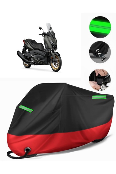 MotoEN Yamaha X-Max 400 Iron Max Compatible Premium Motorcycle Tarpaulin (Loc...