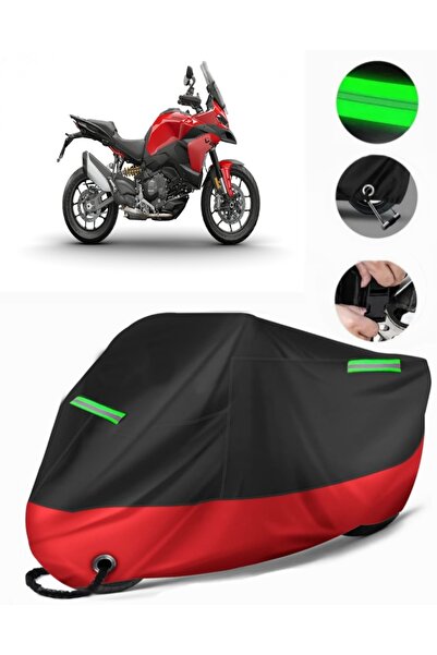 MotoEN غطاء دراجة نارية ممتاز متوافق مع Ducati Multistrada V2 S (متوافق مع ال...