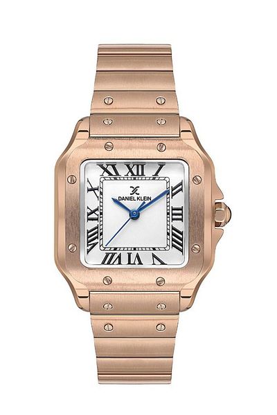 Daniel Klein Dk.1.13583-6 Square Dial Rose Women's Wristwatch