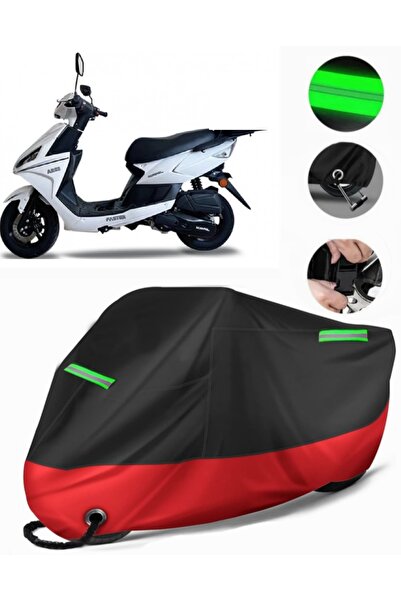 MotoEN Kral Motor Ares 125 متوافق مع القماش المشمع للدراجات النارية (متوافق م...