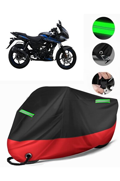 MotoEN Bajaj Pulsar 220 Compatible Premium Motorcycle Tarpaulin (Lock Compati...