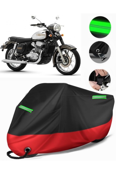 MotoEN Jawa 300 Cl Compatible Premium Motorcycle Tarpaulin (Lock Compatible) ...