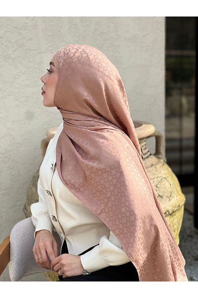 Modakaşmir Silky Jacquard Series Linn Pattern Shawl