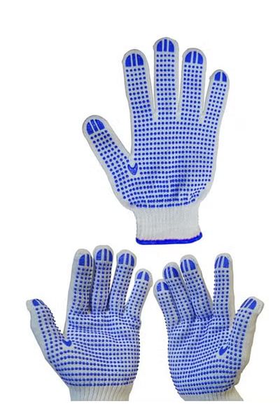 Force Force Cotton Gloves Multi-Purpose White One Size 2 Pack