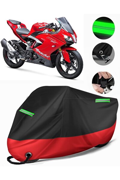 MotoEN غطاء دراجة نارية متوافق مع TVS Apache RR310 Premium (متوافق مع القفل) ...