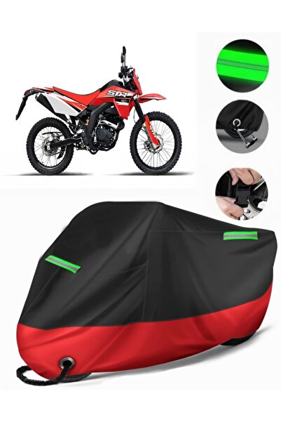 MotoEN Kuba STR 250 متوافق مع القماش المشمع للدراجات النارية (متوافق مع القفل...