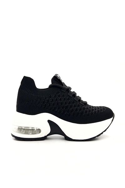 Guja 25Y300-22 Tricotaj de damă Stone Balloon Talpă Pantofi sport elastici