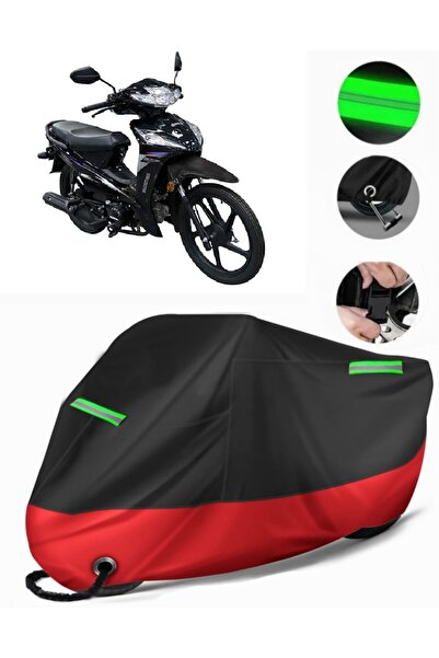 MotoEN Kral Motor KR-50 Burn متوافق مع القماش المشمع الممتاز للدراجات النارية...
