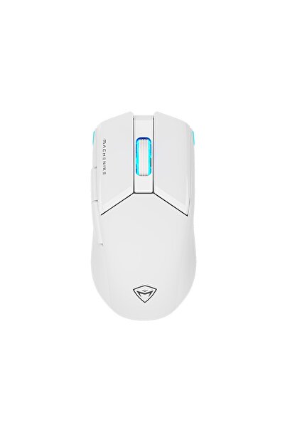 Machenike M7 Pro Dual-Mode 3104 Beyaz Ultralight 74Gr RGB Gaming Mouse