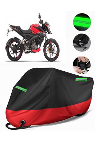 MotoEN Bajaj Pulsar Ns 160 Compatible Premium Motorcycle Tarpaulin (Lock Comp...