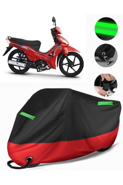 MotoEN Kuba Ege 100 متوافق مع القماش المشمع للدراجات النارية (متوافق مع القفل...