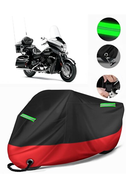 MotoEN Yamaha Venture Royal Compatible Premium Motorcycle Tarpaulin (Lock Com...