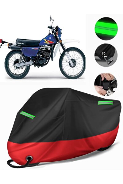 MotoEN سوزوكي TS 185 متوافق مع القماش المشمع للدراجات النارية (متوافق مع القف...