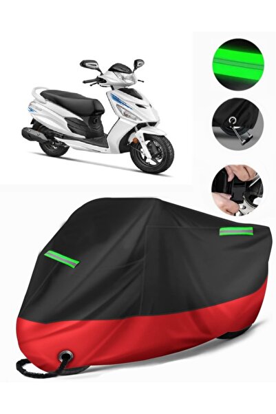 MotoEN Hero Dash Vx 110 Compatible Premium Motorcycle Tarpaulin (Lock Compati...