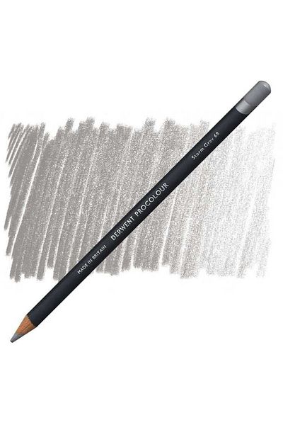 Derwent Procolour Dry Crayons - 68 Storm Grey